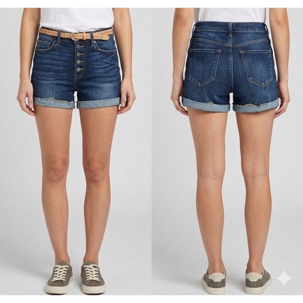 kancan high rise shorts size 25 jeans